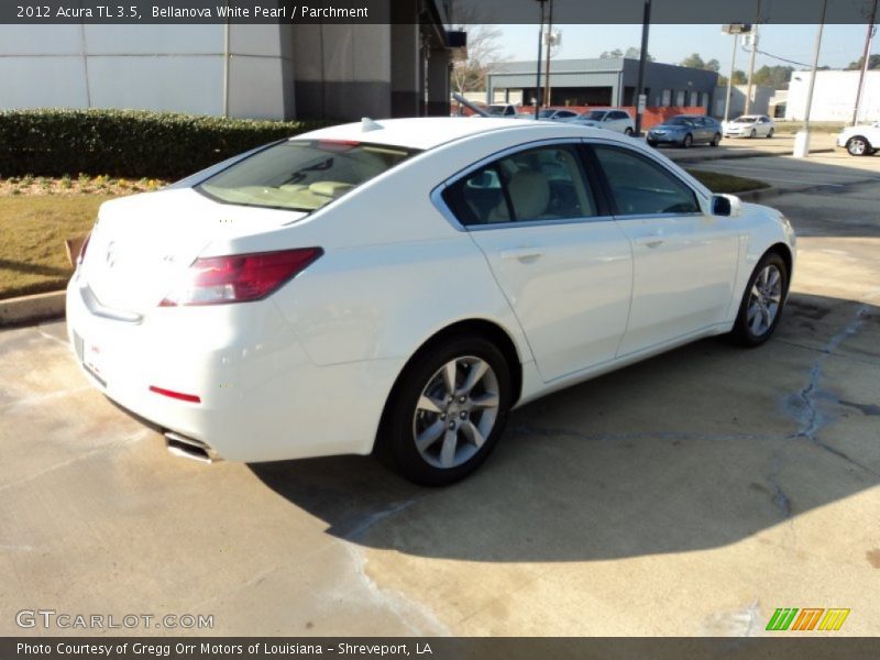 Bellanova White Pearl / Parchment 2012 Acura TL 3.5
