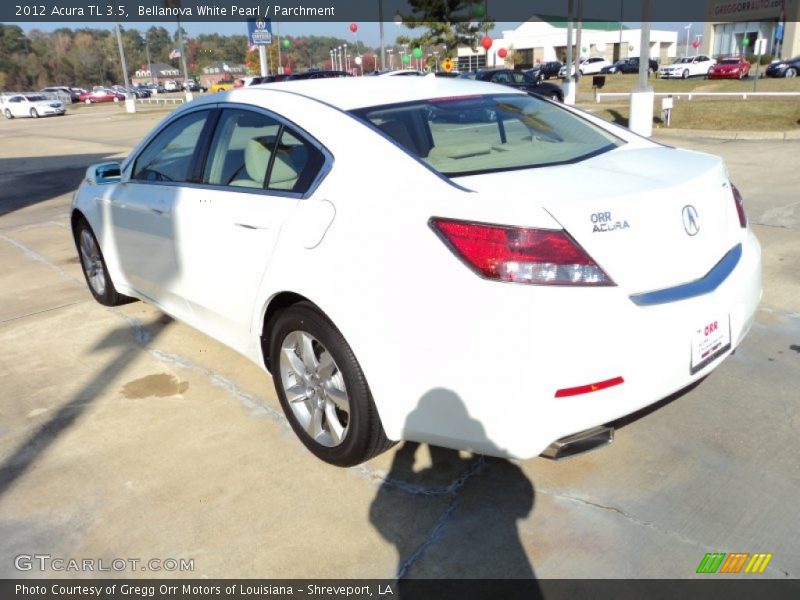 Bellanova White Pearl / Parchment 2012 Acura TL 3.5