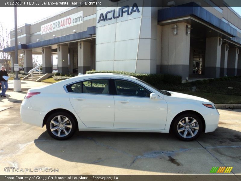 Bellanova White Pearl / Parchment 2012 Acura TL 3.5