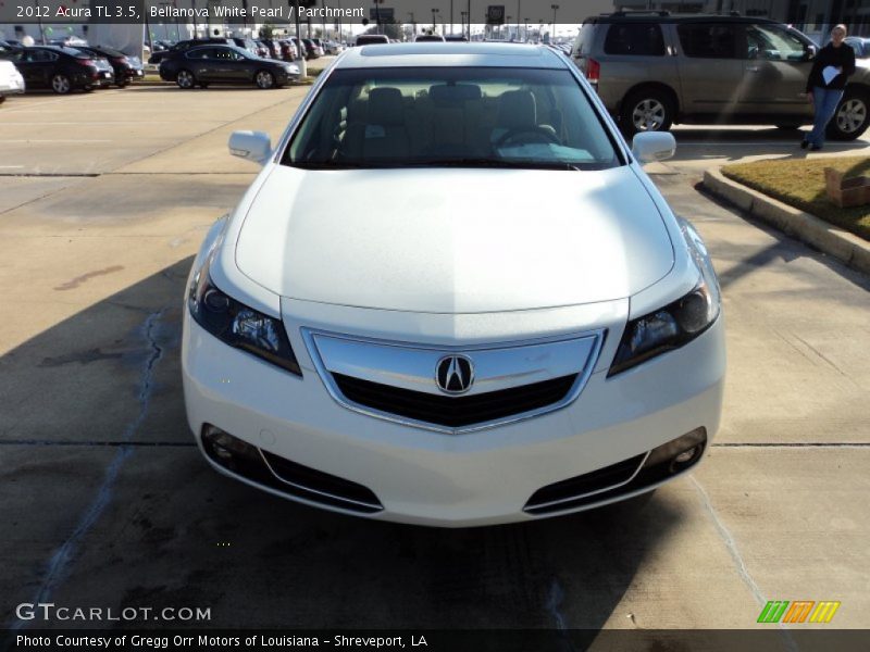 Bellanova White Pearl / Parchment 2012 Acura TL 3.5