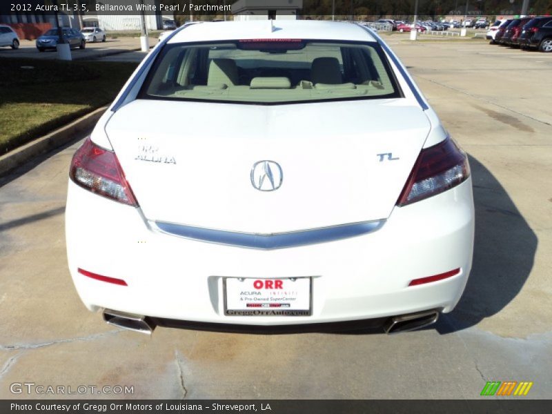 Bellanova White Pearl / Parchment 2012 Acura TL 3.5