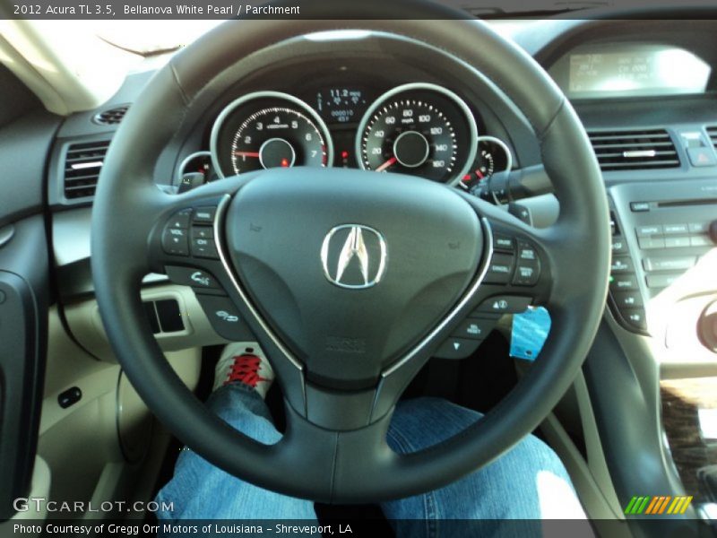 Bellanova White Pearl / Parchment 2012 Acura TL 3.5