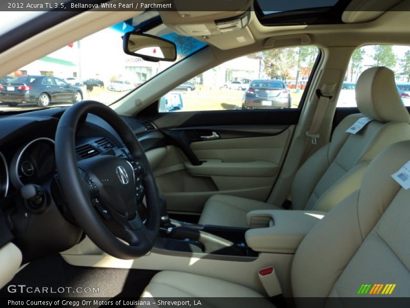 Bellanova White Pearl / Parchment 2012 Acura TL 3.5