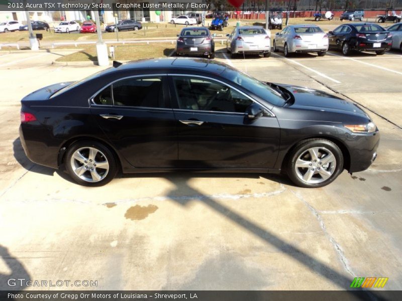 Graphite Luster Metallic / Ebony 2012 Acura TSX Technology Sedan