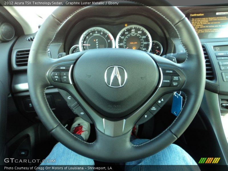  2012 TSX Technology Sedan Steering Wheel
