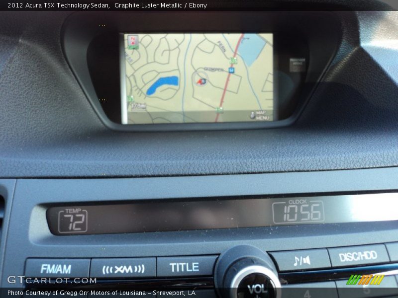 Graphite Luster Metallic / Ebony 2012 Acura TSX Technology Sedan