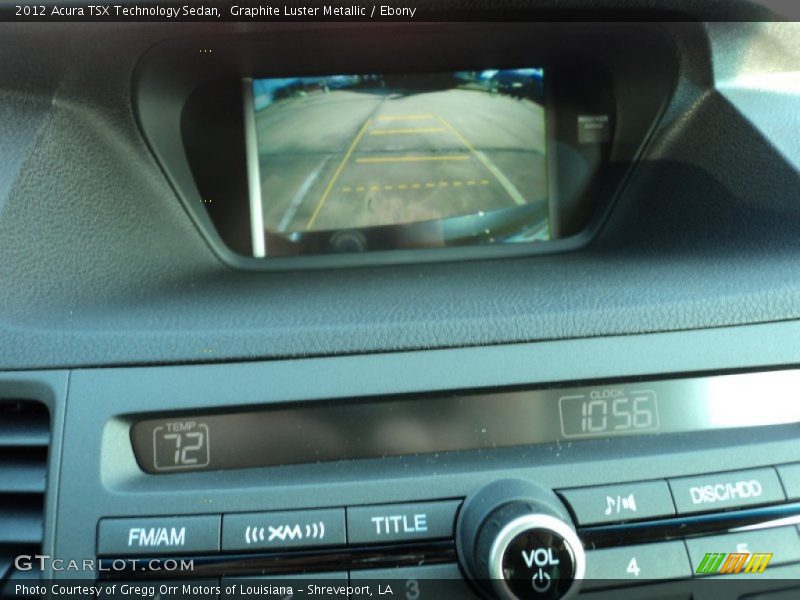 Graphite Luster Metallic / Ebony 2012 Acura TSX Technology Sedan