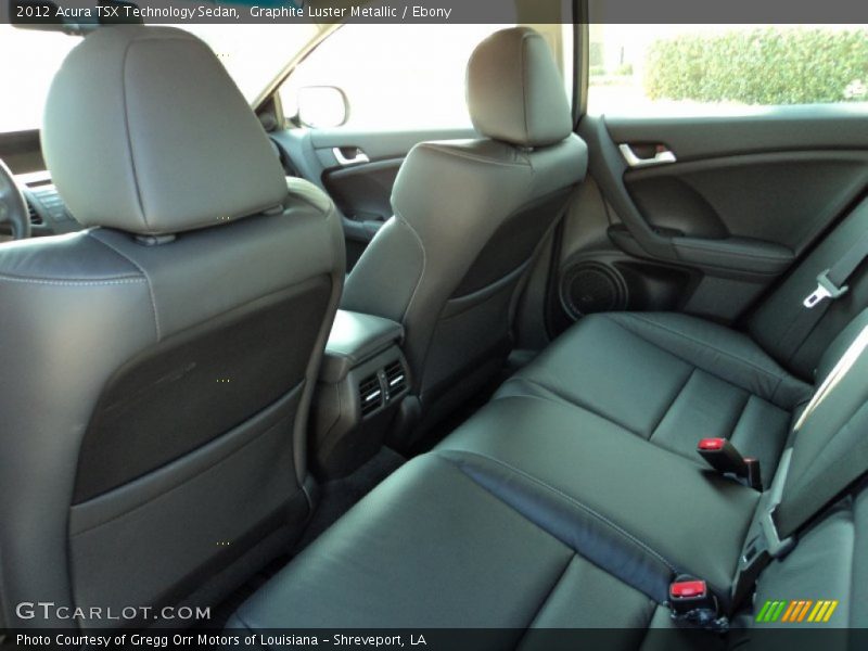 Graphite Luster Metallic / Ebony 2012 Acura TSX Technology Sedan