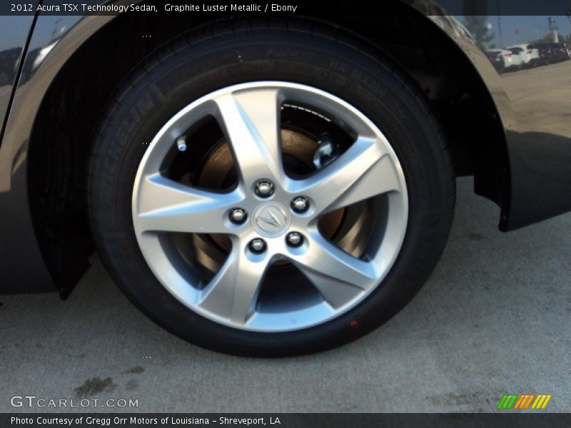 Graphite Luster Metallic / Ebony 2012 Acura TSX Technology Sedan