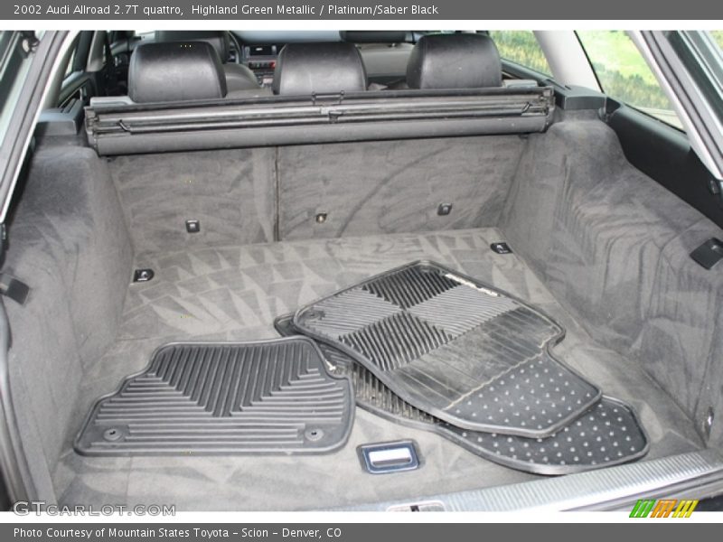 Highland Green Metallic / Platinum/Saber Black 2002 Audi Allroad 2.7T quattro