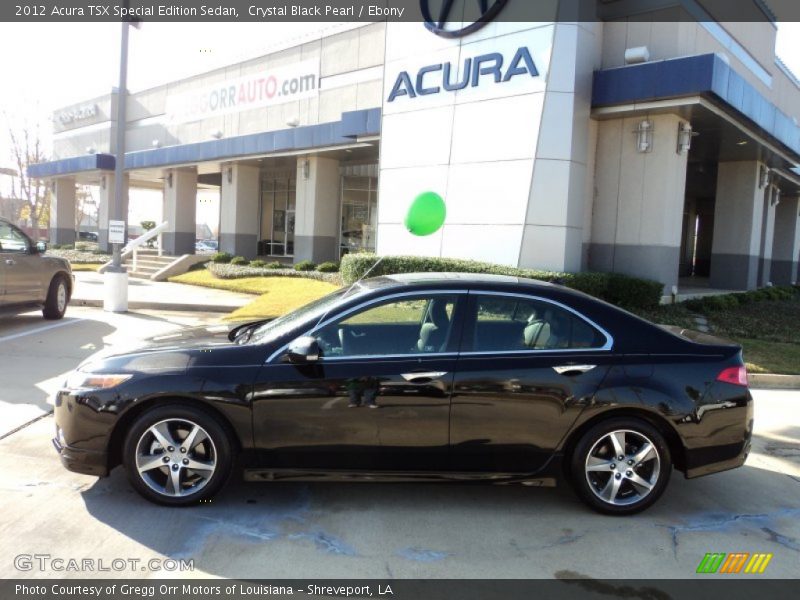 Crystal Black Pearl / Ebony 2012 Acura TSX Special Edition Sedan
