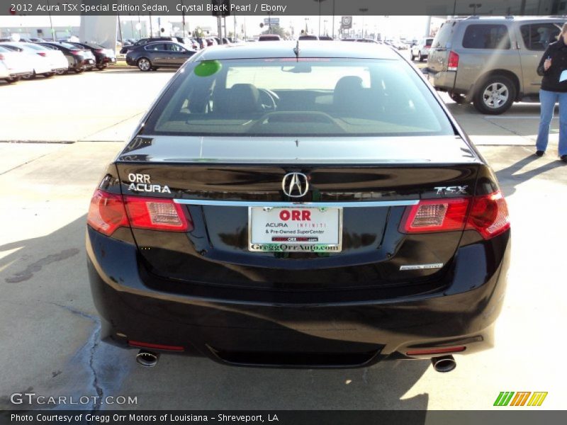 Crystal Black Pearl / Ebony 2012 Acura TSX Special Edition Sedan