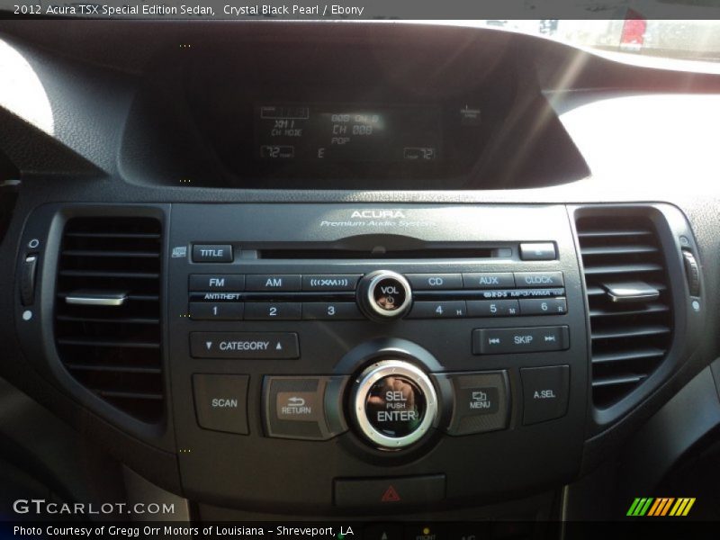 Controls of 2012 TSX Special Edition Sedan
