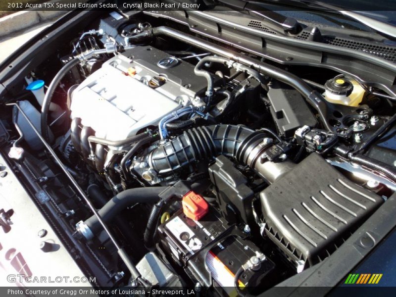  2012 TSX Special Edition Sedan Engine - 2.4 Liter DOHC 16-Valve VTEC 4 Cylinder