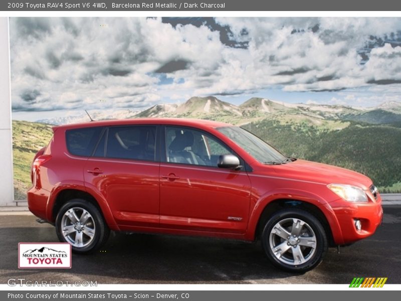 Barcelona Red Metallic / Dark Charcoal 2009 Toyota RAV4 Sport V6 4WD