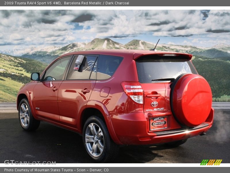 Barcelona Red Metallic / Dark Charcoal 2009 Toyota RAV4 Sport V6 4WD