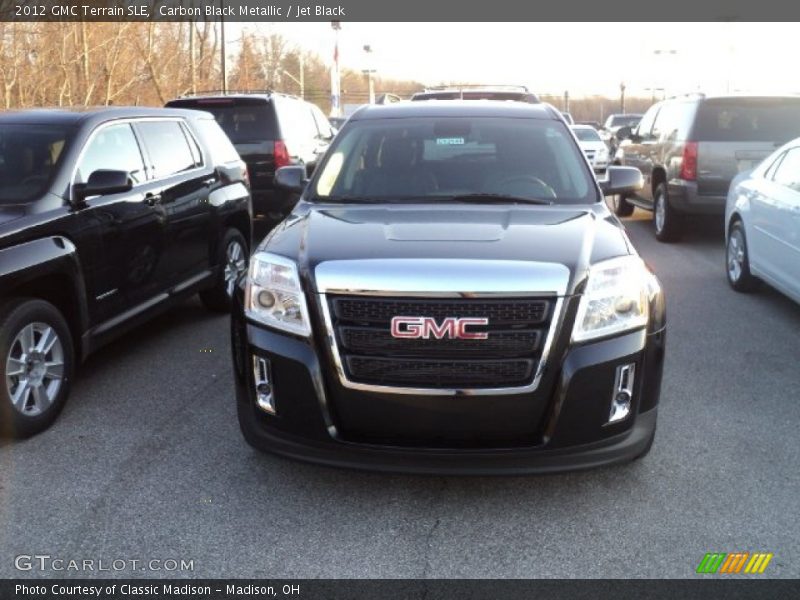 Carbon Black Metallic / Jet Black 2012 GMC Terrain SLE