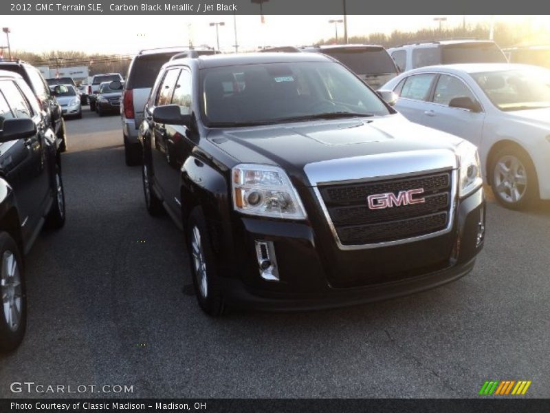 Carbon Black Metallic / Jet Black 2012 GMC Terrain SLE