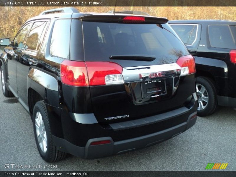 Carbon Black Metallic / Jet Black 2012 GMC Terrain SLE