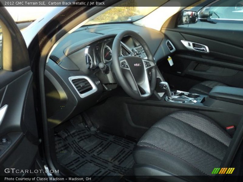 Carbon Black Metallic / Jet Black 2012 GMC Terrain SLE