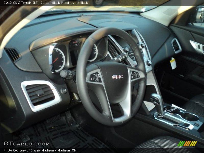 Carbon Black Metallic / Jet Black 2012 GMC Terrain SLE