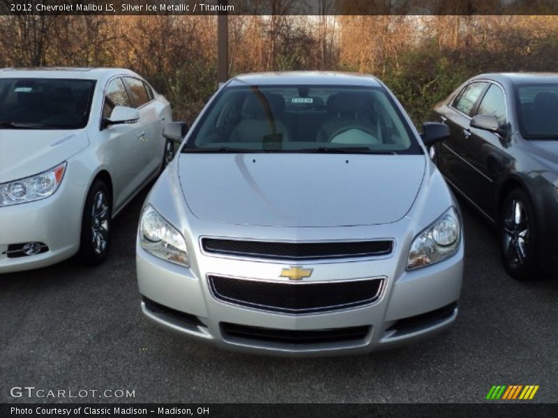 Silver Ice Metallic / Titanium 2012 Chevrolet Malibu LS