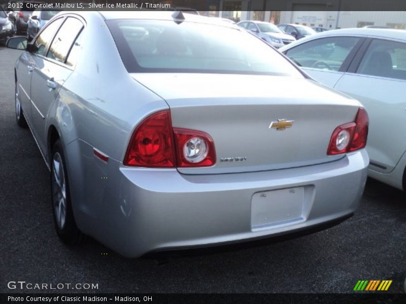 Silver Ice Metallic / Titanium 2012 Chevrolet Malibu LS