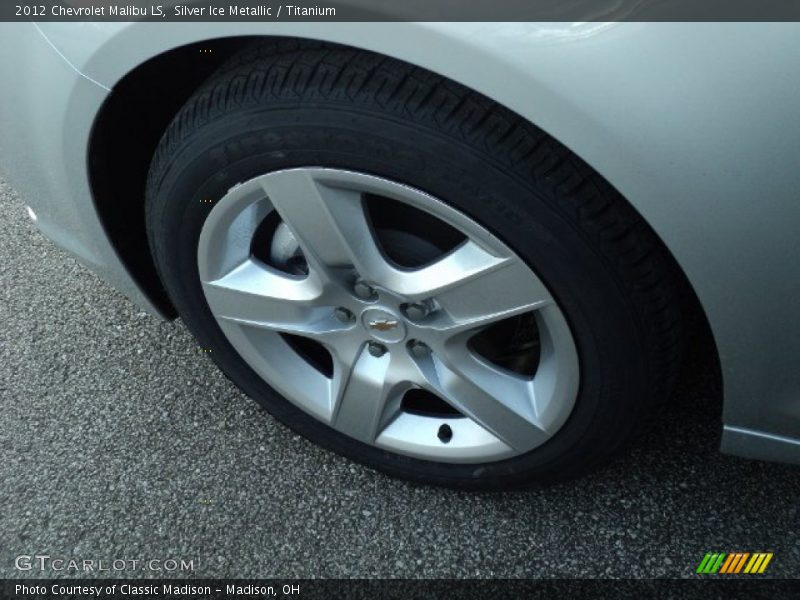 Silver Ice Metallic / Titanium 2012 Chevrolet Malibu LS