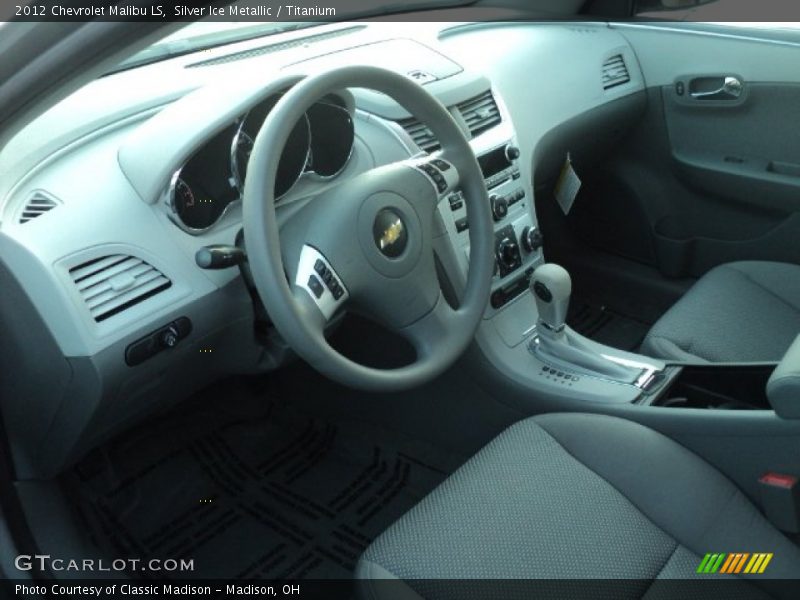 Silver Ice Metallic / Titanium 2012 Chevrolet Malibu LS