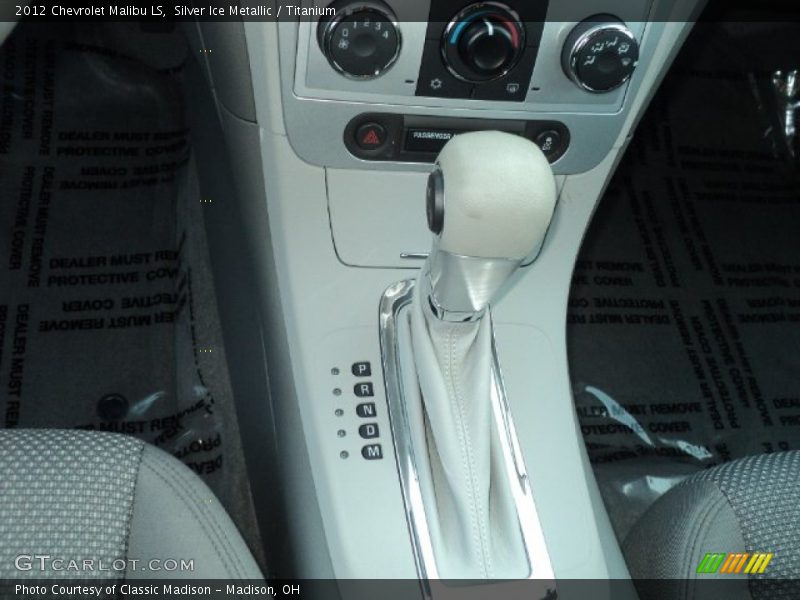 Silver Ice Metallic / Titanium 2012 Chevrolet Malibu LS