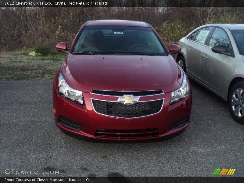 Crystal Red Metallic / Jet Black 2012 Chevrolet Cruze Eco