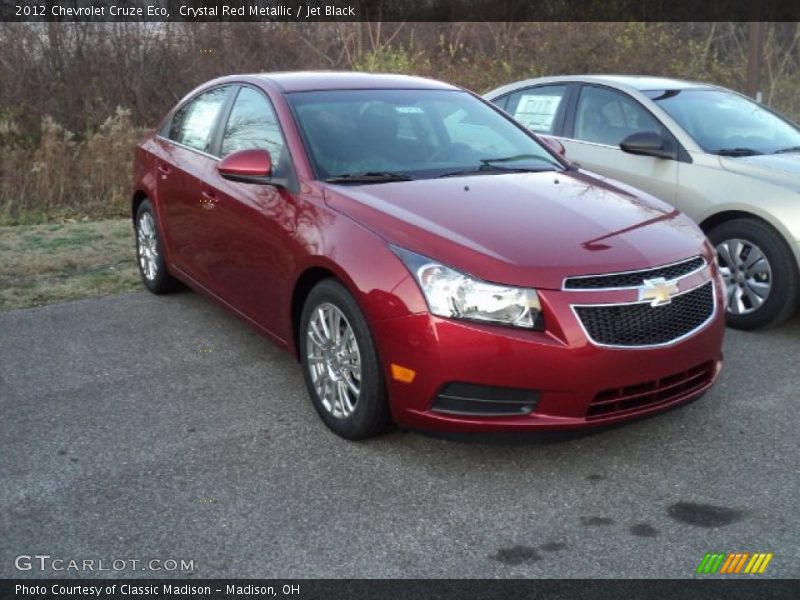 Crystal Red Metallic / Jet Black 2012 Chevrolet Cruze Eco