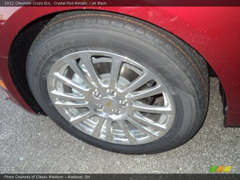 Crystal Red Metallic / Jet Black 2012 Chevrolet Cruze Eco