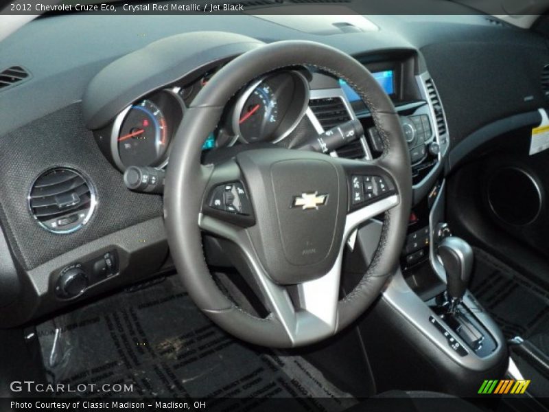 Crystal Red Metallic / Jet Black 2012 Chevrolet Cruze Eco