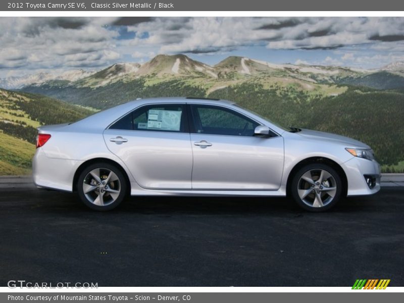 Classic Silver Metallic / Black 2012 Toyota Camry SE V6