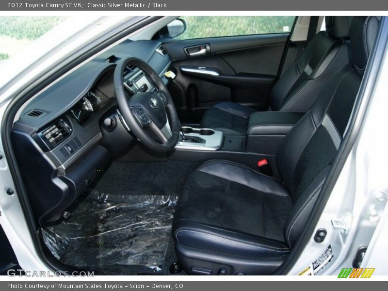 Classic Silver Metallic / Black 2012 Toyota Camry SE V6