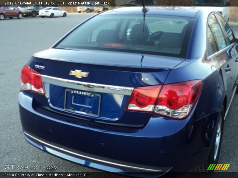 Blue Topaz Metallic / Jet Black 2012 Chevrolet Cruze LT/RS