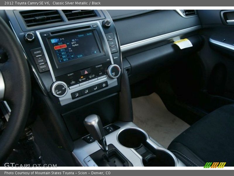 Classic Silver Metallic / Black 2012 Toyota Camry SE V6