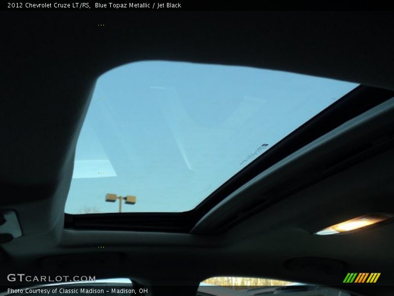 Blue Topaz Metallic / Jet Black 2012 Chevrolet Cruze LT/RS