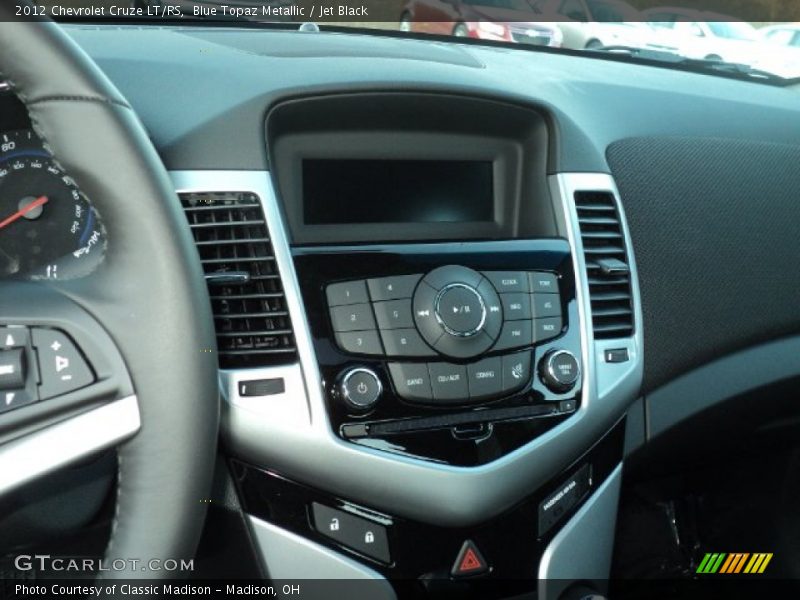 Blue Topaz Metallic / Jet Black 2012 Chevrolet Cruze LT/RS