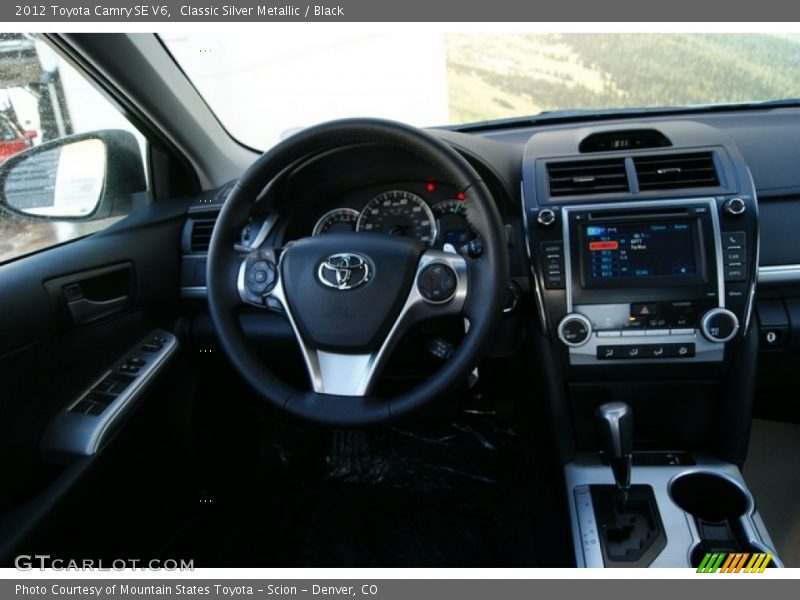 Classic Silver Metallic / Black 2012 Toyota Camry SE V6