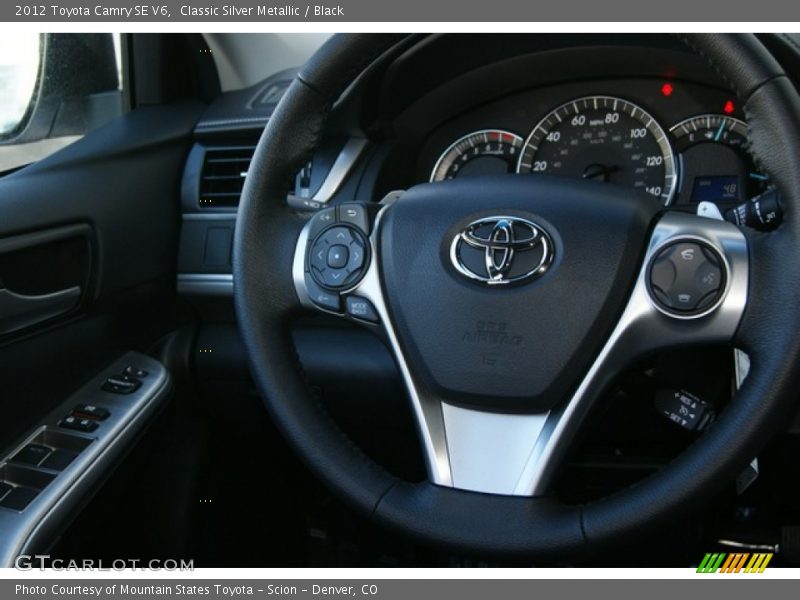Classic Silver Metallic / Black 2012 Toyota Camry SE V6
