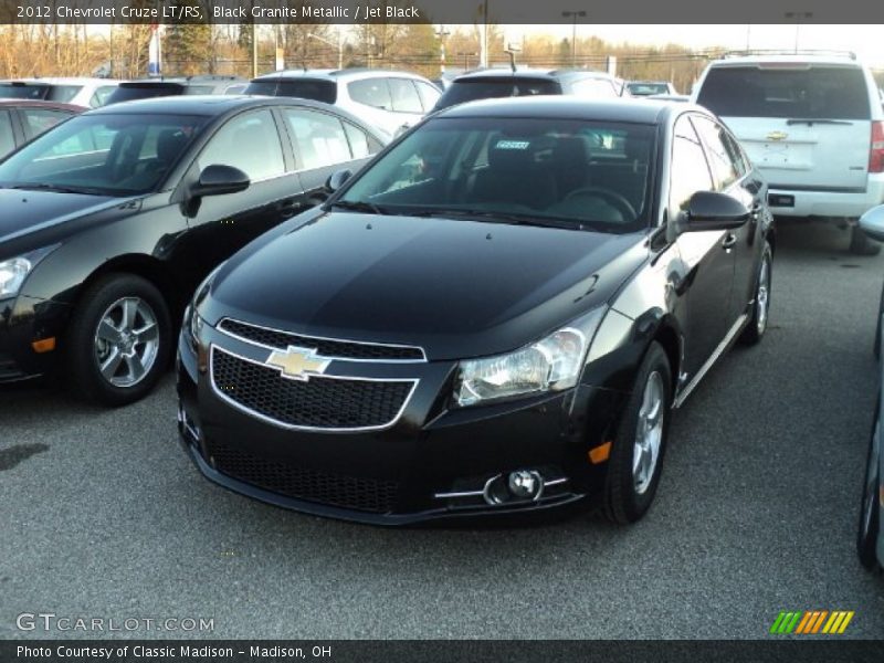 Black Granite Metallic / Jet Black 2012 Chevrolet Cruze LT/RS