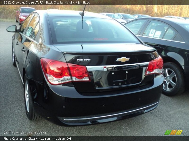 Black Granite Metallic / Jet Black 2012 Chevrolet Cruze LT/RS