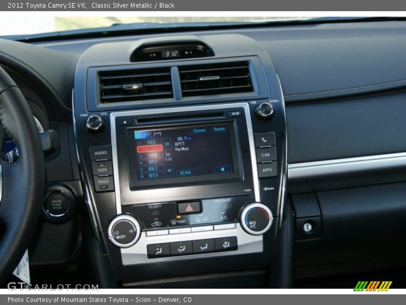 Classic Silver Metallic / Black 2012 Toyota Camry SE V6