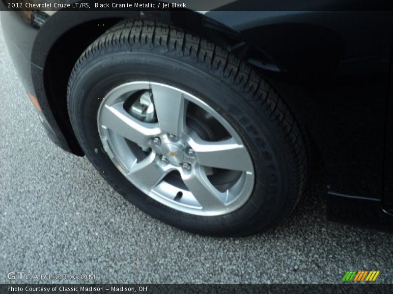 Black Granite Metallic / Jet Black 2012 Chevrolet Cruze LT/RS