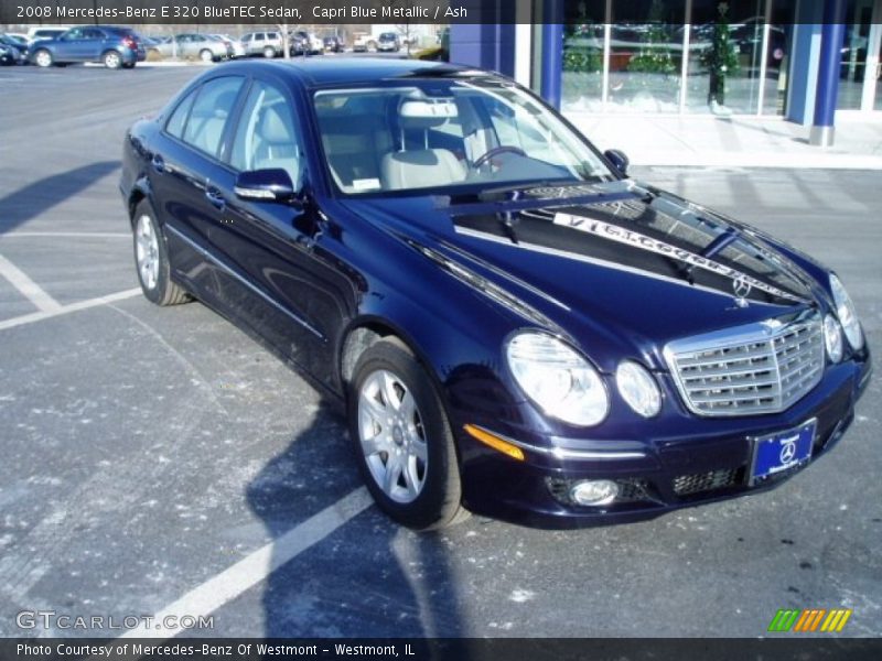 Capri Blue Metallic / Ash 2008 Mercedes-Benz E 320 BlueTEC Sedan