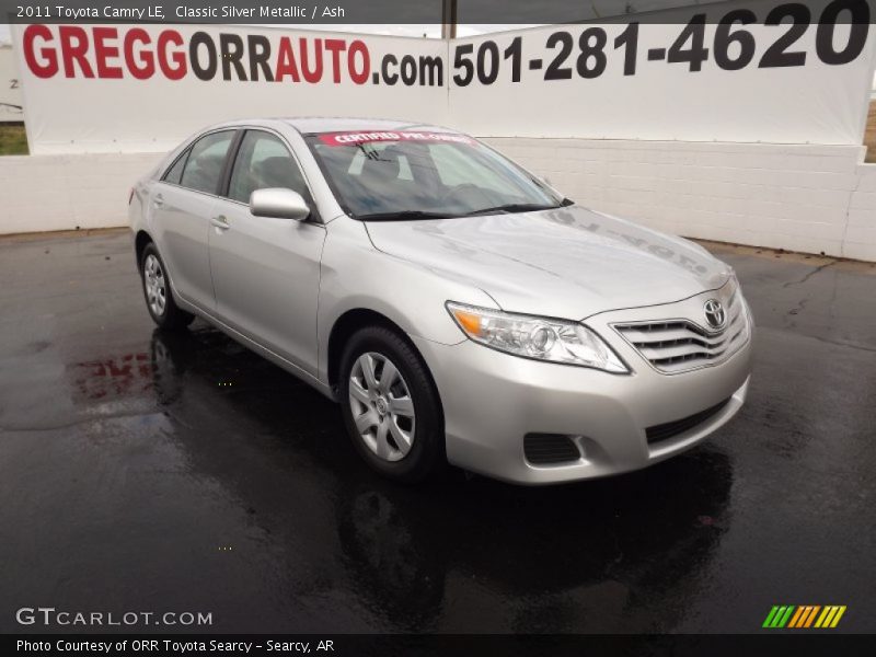 Classic Silver Metallic / Ash 2011 Toyota Camry LE