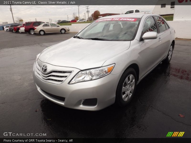 Classic Silver Metallic / Ash 2011 Toyota Camry LE