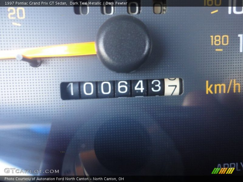 Dark Teal Metallic / Dark Pewter 1997 Pontiac Grand Prix GT Sedan